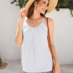 Nadorine Tank Top Damen Sommer Neckholder Oberteile (DE Only)