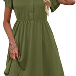 Nadorine Summer Dress Women's Short Sleeve Dresses (DE Only)