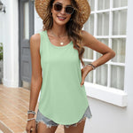 Zeagoo Womens Loose Fit Tank Tops Scoop Neck Tops