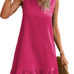 Nadorine Summer Dress Women's Sleeveless V-Neck T-Shirt (DE Only)