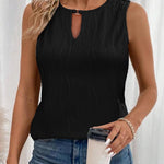 Nadorine Sleeveless Summer Casual Basic Shirts