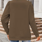 Nadorine Tunic Tops for Women Casual Crew Neck Pullover