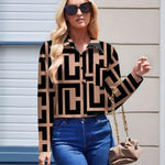 Zeagoo Womens Button Down Shirt Long Sleeve Blouse Business Work Tops Dressy Casual Floral Printed Outfits with Pocket
