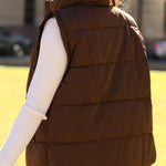 Stylish Warm Zip Up Puffer Vest (US Only)
