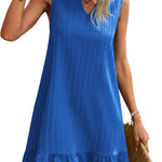 Nadorine Summer Dress Women's Sleeveless V-Neck T-Shirt (DE Only)