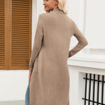 Nadorine Women's Long Cardigans Sweater Lightweight Duster Coat