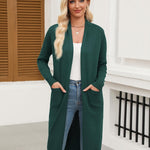Nadorine Women's Long Cardigans Sweater Lightweight Duster Coat