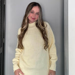 Nadorine Women's 2024 Fall Turtleneck Sweaters Loose Knit Pullover