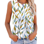 Nadorine 2 Pack Casual Crewneck Sleeveless T Shirts