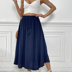Nadorine Skirt Long Elegant Skirts High Waist Maxi Skirt (DE Only)