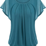 Nadorine Women's Blouse Batwing Blouse Shirts (DE Only)
