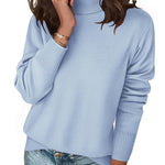 Nadorine Classic Chunky Turtleneck Pullover Sweater (US Only)