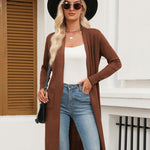 Nadorine Women's Long Cardigans Sweater Lightweight Duster Coat