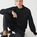 Nadorine Women's 2024 Fall Turtleneck Sweaters Loose Knit Pullover