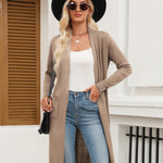 Nadorine Women's Long Cardigans Sweater Lightweight Duster Coat