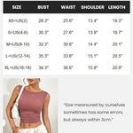 Nadorine Going Out Tops Slim Fit Sleeveless Crop Tank Tops