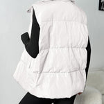 Nadorine Women Puffer Vest Winter Warm Zip Up Padded Outerwear