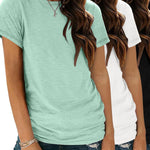 Zeagoo Womens 3 Pack T Shirts Basic Short Sleeve Tees