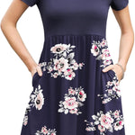 Nadorine Summer Dress Women's Dresses Short Sleeve Dress (DE Only)