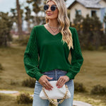 Nadorine Women's Blouses Elegant Long Sleeve Tunic Tops (DE Only)