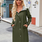 Nadorine Waterproof Raincoat Lightweight Rain Jacket