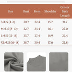 Nadorine Women's 2024 Mock Turtle Neck Sweater Vest