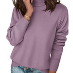 Nadorine Classic Chunky Turtleneck Pullover Sweater (US Only)