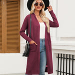 Nadorine Women's Long Cardigans Sweater Lightweight Duster Coat