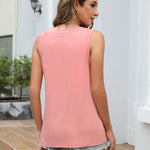 Zeagoo Women's Tank Tops High Neck Loose Fit Summer Top