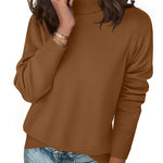 Nadorine Classic Chunky Turtleneck Pullover Sweater (US Only)