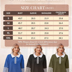 Zeagoo Women's Sweatshirt Striped Long Sleeve Henley Button Tunic Tops