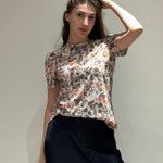 Nadorine Blouse Dressy Casual Puff Short Sleeve Boho Tops