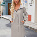Nadorine Waterproof Raincoat Lightweight Rain Jacket