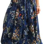 Nadorine Skirt Long Elegant Skirts High Waist Maxi Skirt (DE Only)