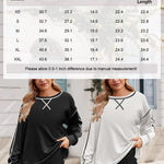 Nadorine Women's Oversized Sweatshirts Hoodies Side Zipper Pullover