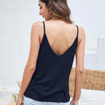 Nadorine Tank Top V-Neck Sleeveless Summer Tops (DE Only)