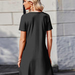 Nadorine T-Shirt Dress Women's Summer Light Airy Beach Dress (DE Only)