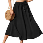 Nadorine Skirt Long Elegant Skirts High Waist Maxi Skirt (DE Only)