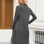 Nadorine Women's Long Cardigans Sweater Lightweight Duster Coat