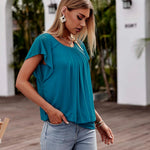Nadorine Women's Blouse Batwing Blouse Shirts (DE Only)