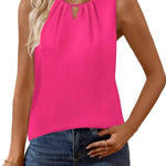 Nadorine Tank Tops Loose Fit Basic Shirts