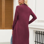 Nadorine Women's Long Cardigans Sweater Lightweight Duster Coat