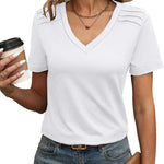 Nadorine Blouse Women's Elegant Pleated Tops (DE Only)