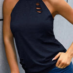 Halter Neck Tank Tops - Nadorine (Us Only)