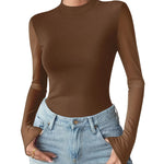 Fashion Slim Fit Mesh Long Sleeve Underwear T-shirt (US Only)
