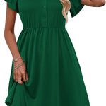 Nadorine Summer Dress Women's Short Sleeve Dresses (DE Only)