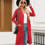 Nadorine Women's Long Cardigans Sweater Lightweight Duster Coat