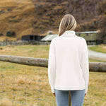 Nadorine Pullover Women's Turtleneck Elegant Long Sleeve Jumper