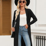 Nadorine Women's Long Cardigans Sweater Lightweight Duster Coat