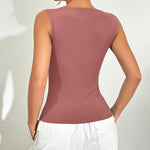 Nadorine Going Out Tops Slim Fit Sleeveless Crop Tank Tops